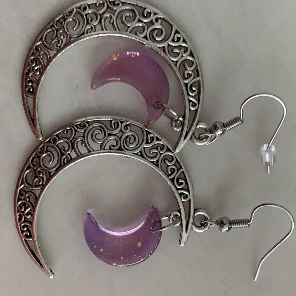 Crescent moon earrings